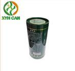 Recycle Metal Tin Can Safety Round Tin Box For Canning Customized Size