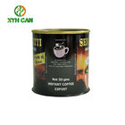 Coffee Tin Can Round for Instant Coffee Powder Packaging Customized Size